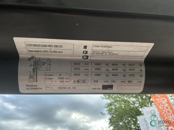 Linde H 80 D (396) WKH11.706 12 19665