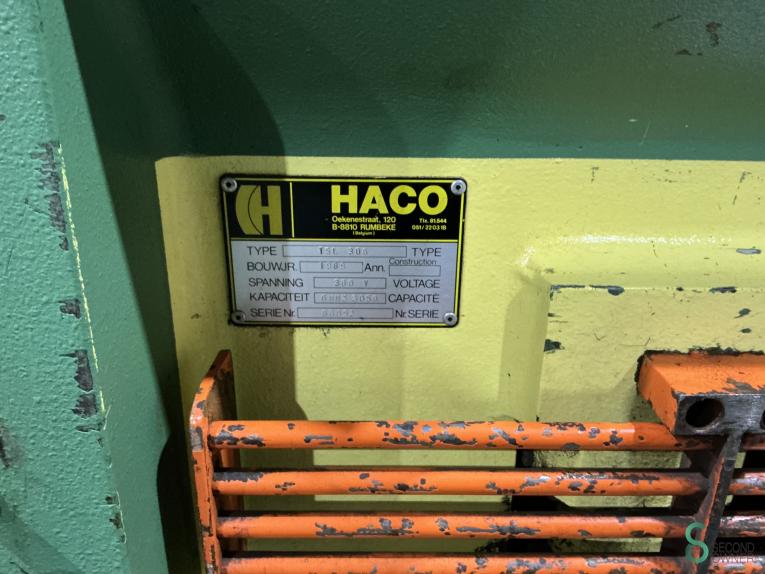 HACO TSL 306, 3050x6mm MET9.355 36 16655