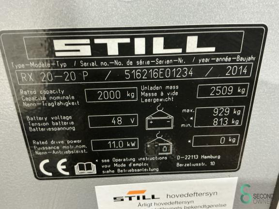 Still RX20-20P WKH9.647 13 17037